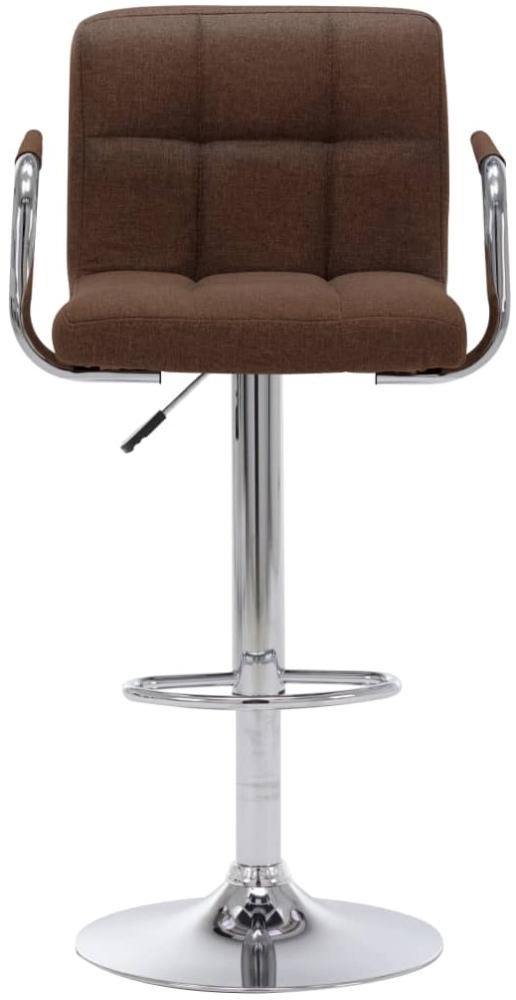 vidaXL Barhocker Braun Stoff [283412] Bild 1