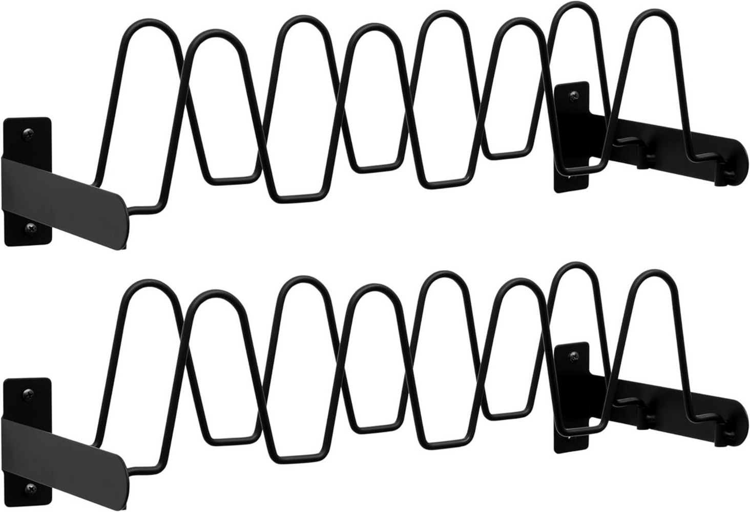 Belle Vous Schuhkipper BELLE VOUS 2x Schuhregal platzsparend - Für an der Wand - Schuhablage (2 St), BELLE VOUS 2x Schuhregal platzsparend - Für an der Wand - Schuhablage Bild 1