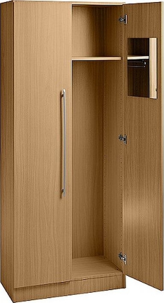 Garderobenschrank 5 Ordnerhöhen, RE Buche / Buche Bild 1