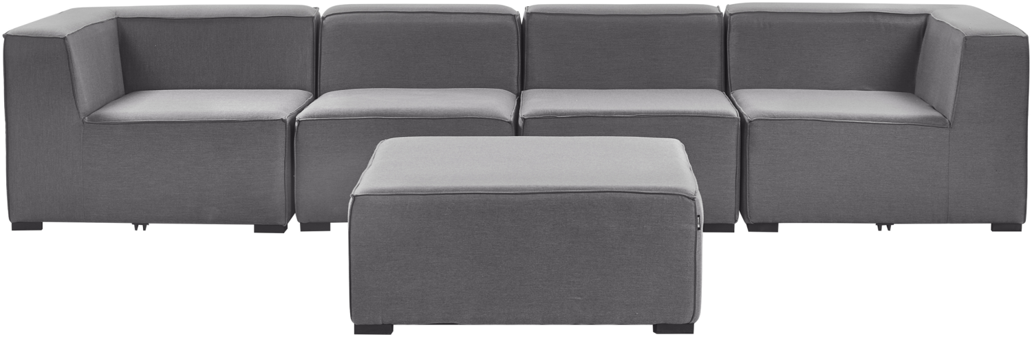 Lounge Set AREZZO Polyester Grau Bild 1