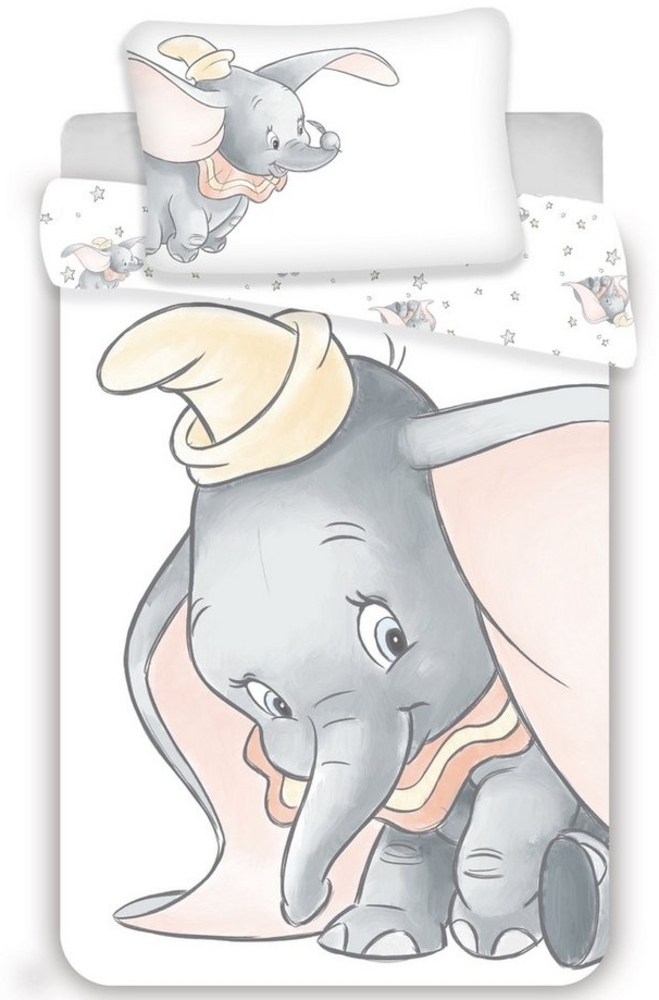 Disney Baby Bettwäsche Disney Dumbo 100x135 cm 100% Baumwolle Bild 1