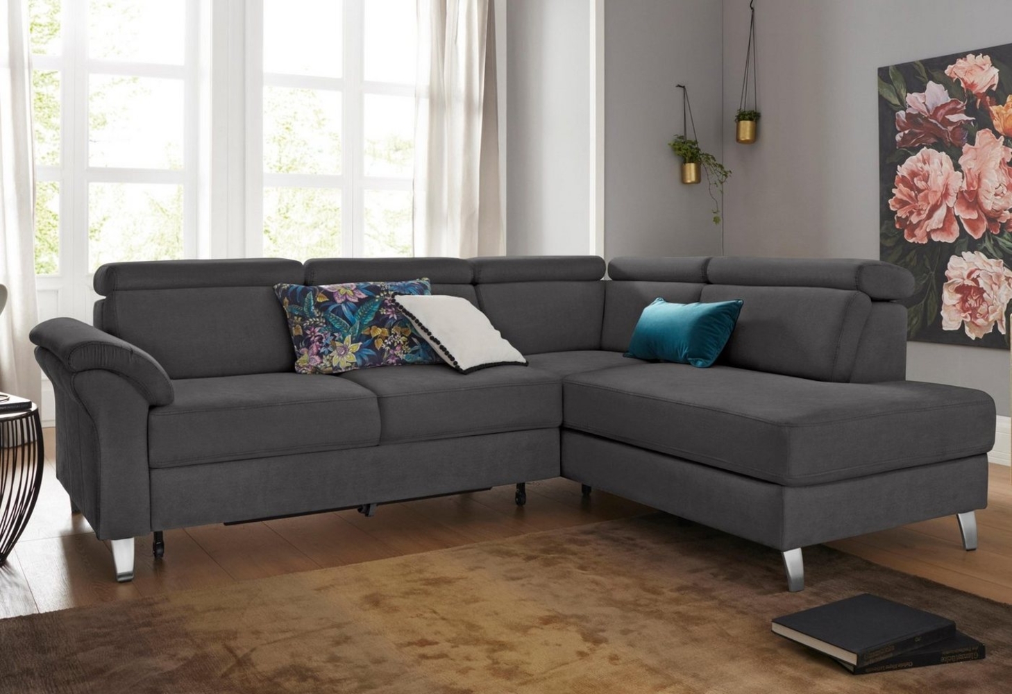 sit&more Ecksofa Arngast L-Form, inklusive Kopfteilverstellung und Federkern Bild 1