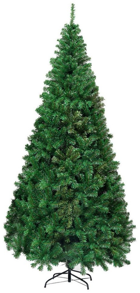 COSTWAY Künstlicher Weihnachtsbaum, 240cm, mit 1138 PVC Zweige & Klappsystem Bild 1