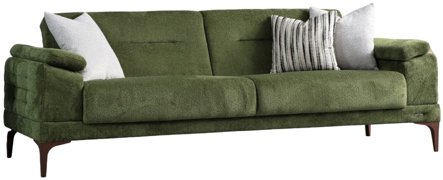 Villa Möbel Sofa Aura, 1 Stk. 3-Sitzer, mit Relax-/Bettfunktion durch aufklappbare Sitzfläche Bild 1