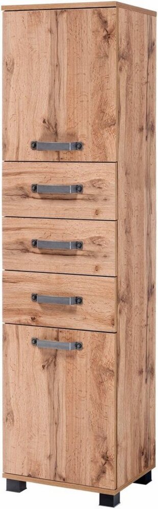 Schildmeyer Milan Hochschrank 134886, Eiche Landhaus Dekor, 32x40. 3x163. 7 cm Bild 1