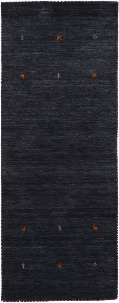 carpetfine Wollteppich Gabbeh Uni, auch als Läufer und Rund erhältlich, rechteckig, Höhe: 15 mm, reine Wolle, handgewebt, Gabbeh Loom Tiermotiv, große Farbauswahl Bild 1