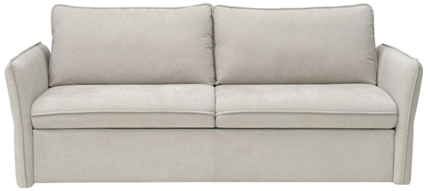 Vente-unique - Schlafsofa mit Matratze 4-Sitzer - Stoff - Beige - Liegefläche 160 cm - CELTARI Bild 1