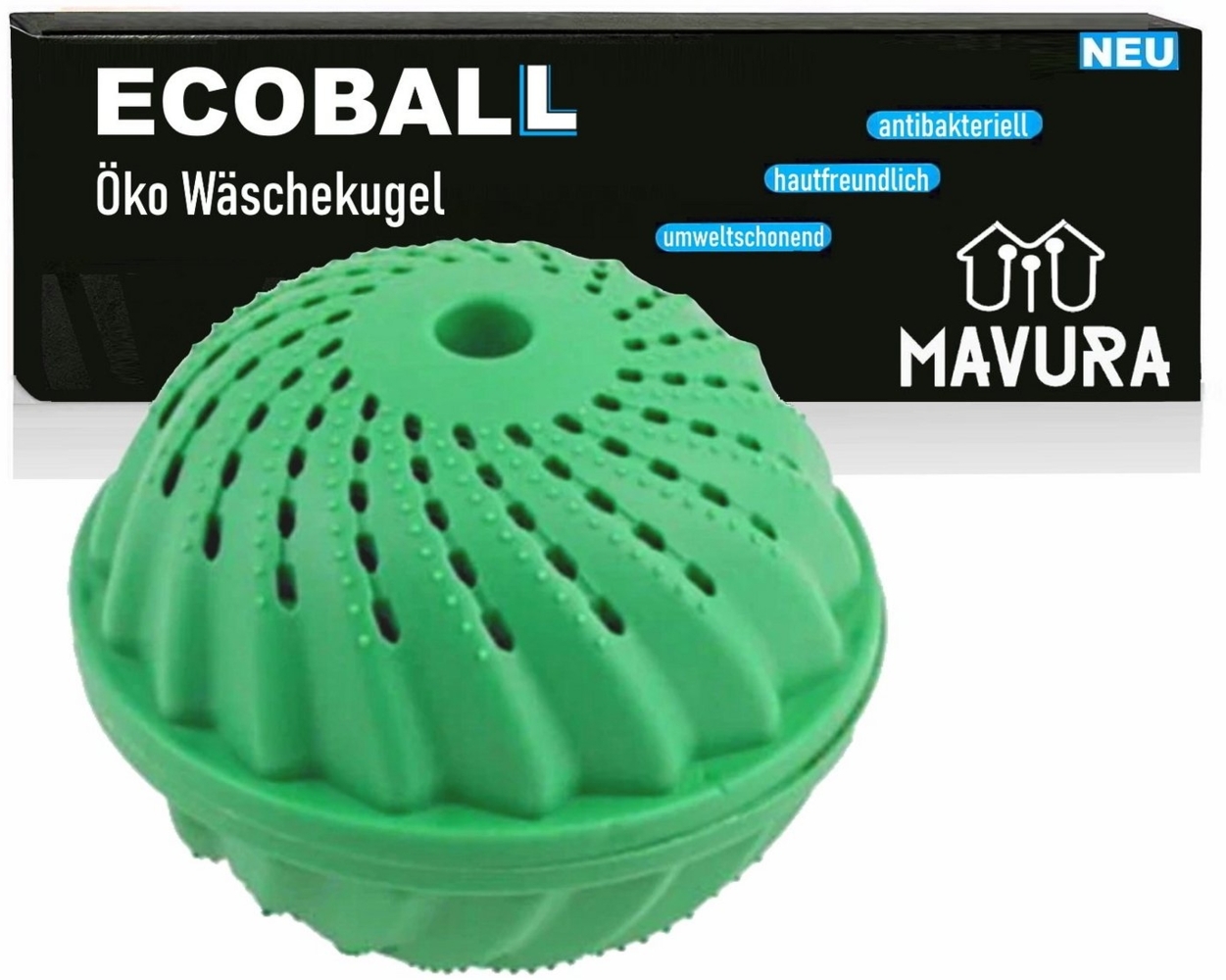 MAVURA Wäschekugel ECOBALL Waschball Waschkugel Öko Wäschekugel Wäscheball, Eco Waschmittel ersatz Bild 1