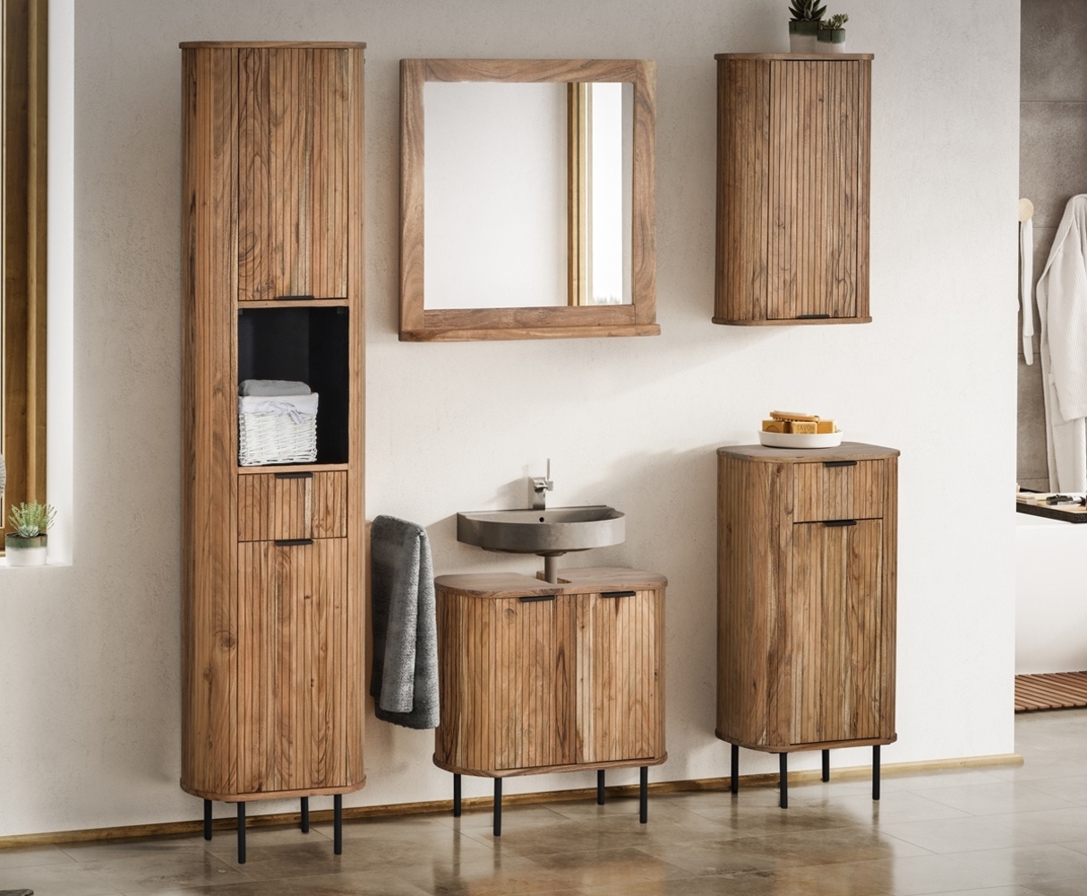 Bad komplett 5-tlg 'Atlantic' Akazie massiv Bild 1