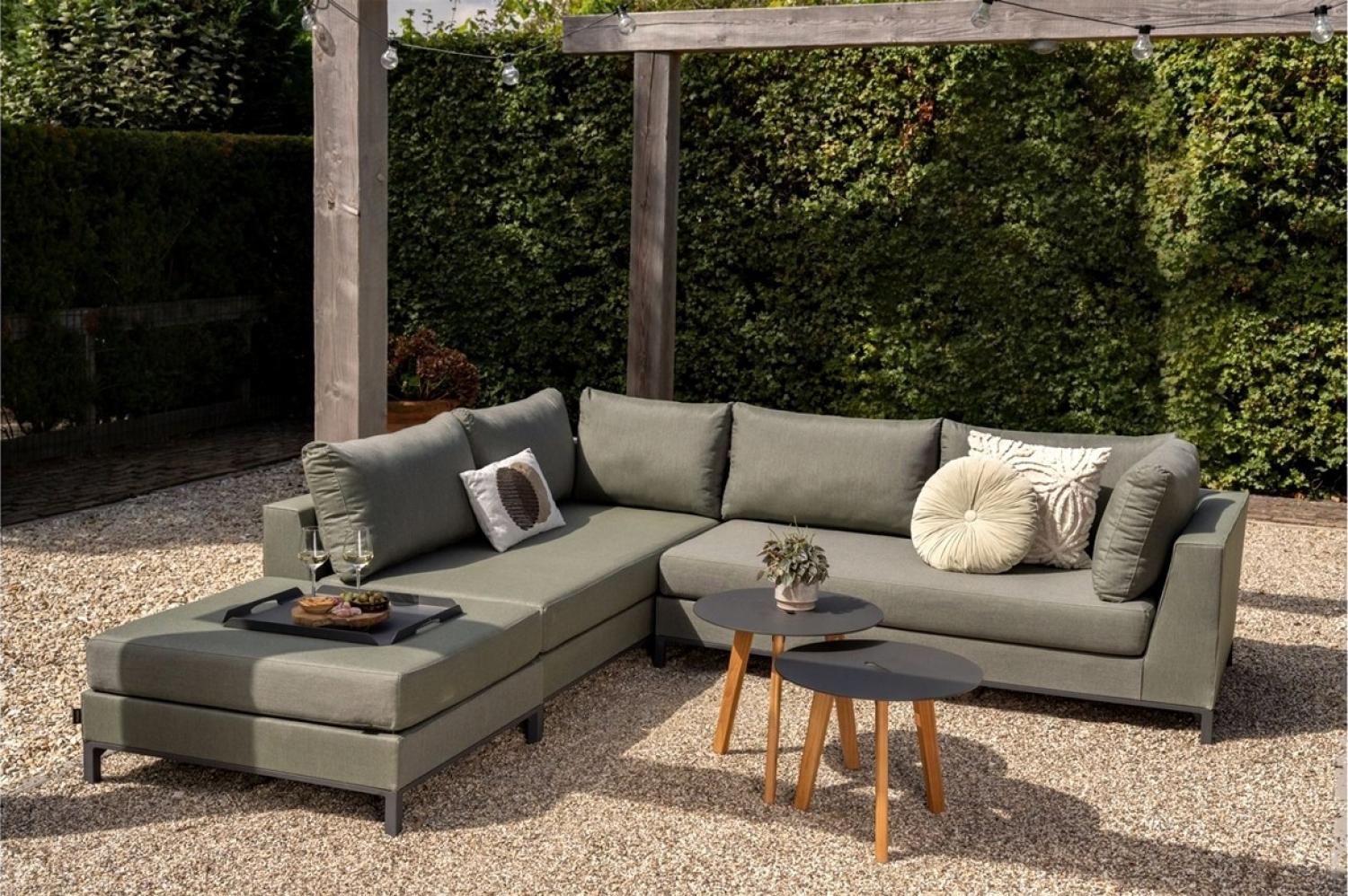 Gartenecksofa Capri aus Aluminium, Links Bild 1