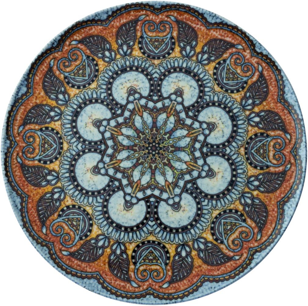 Arthur Krupp Teller flach 32 cm Mandala B Bild 1