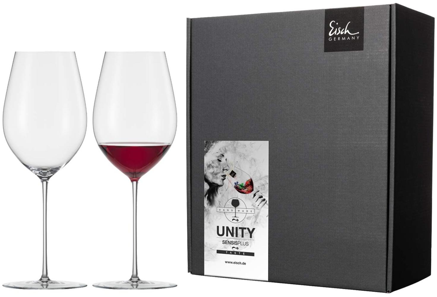 Eisch Unity SensisPlus Rotweingläser im 2er Geschenkkarton - A Bild 1