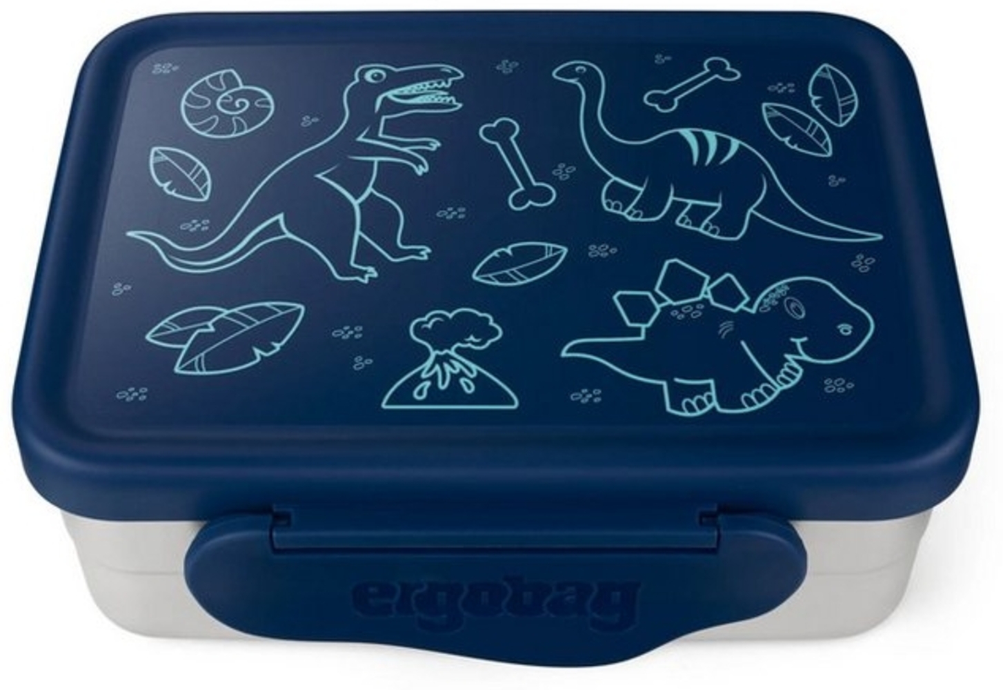 ergobag Lunchbox Edelstahl Brotdosen Set, Edelstahl, (Edelstahl Brotdosen Set, 1-tlg, 2er-Set aus kleiner und großer Dose), 100% BPA-frei Bild 1