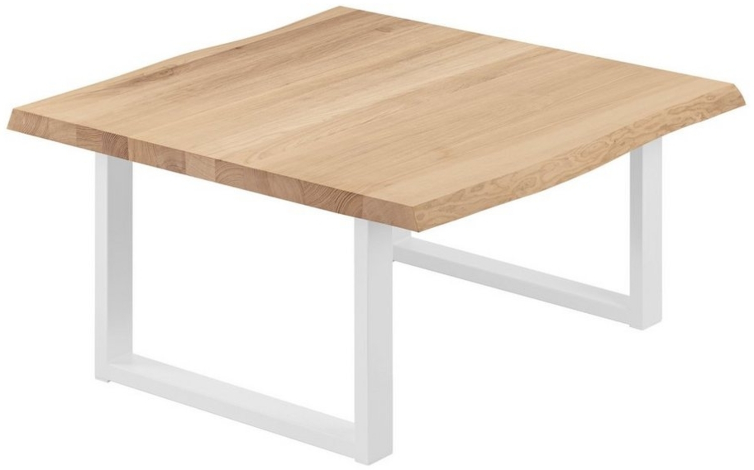 LAMO Manufaktur Baumkantentisch Loft Esstisch Massivholz inkl. Metallgestell (1 Tisch), Baumkante massiv Bild 1