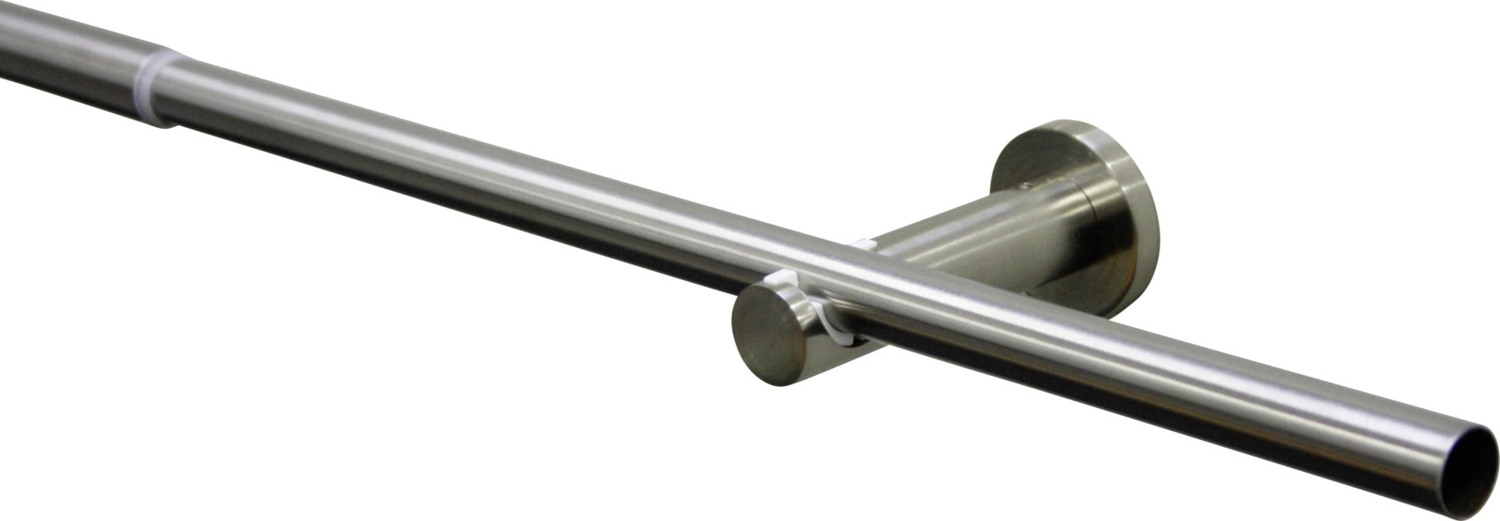 Gardinia Gardinenstangen-Set Sol Ø 16-19 mm edelstahl-optik 190-340 cm Bild 1