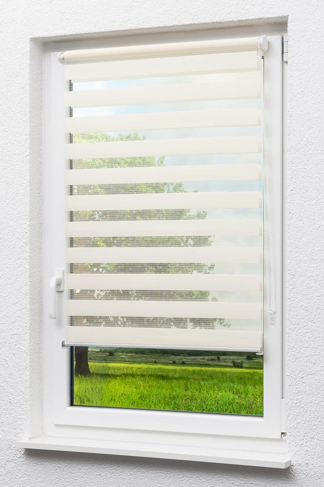 Rollo Trägerprofil Hellelfenbein, LYSEL®, blickdicht, HxB 150x45cm Bild 1