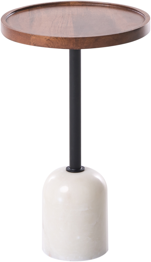 Beistelltisch RAINY Metall Weiß Bild 1