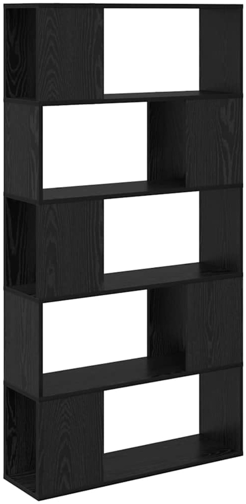 vidaXL TV-Schrankset Schwarz 80 x 24 x 156 cm Holzwerkstoff 875205 Bild 1