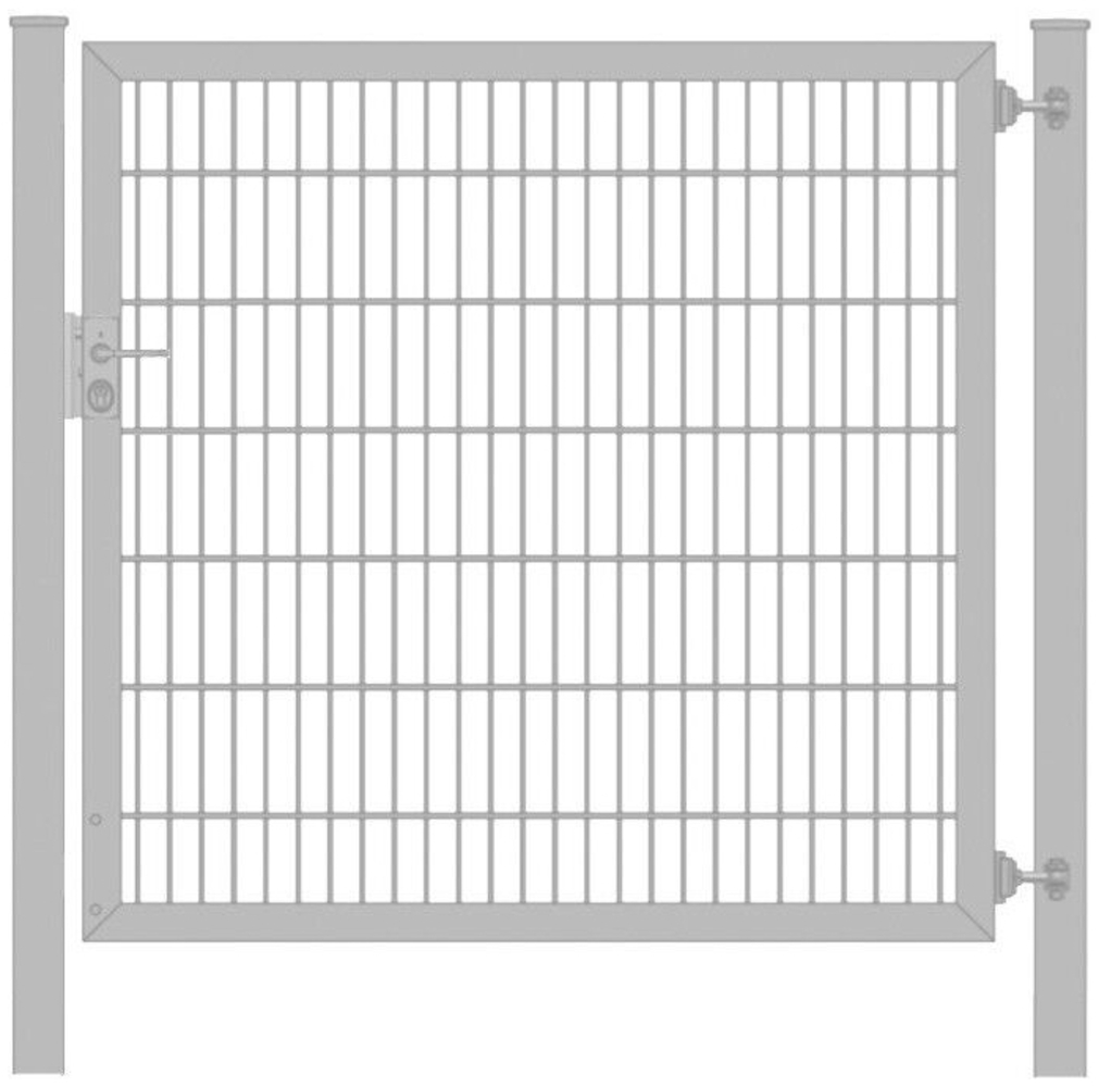 Gartentor / Zauntür Classic Plus Stabmattenfüllung 6/5/6 Verzinkt Breite 150cm x Höhe 140cm Bild 1