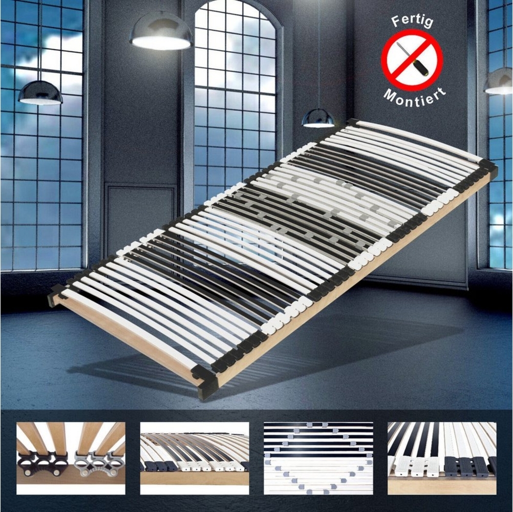 Extra stabiler 44 Leisten Lattenrost starr 140x200 cm Bild 1