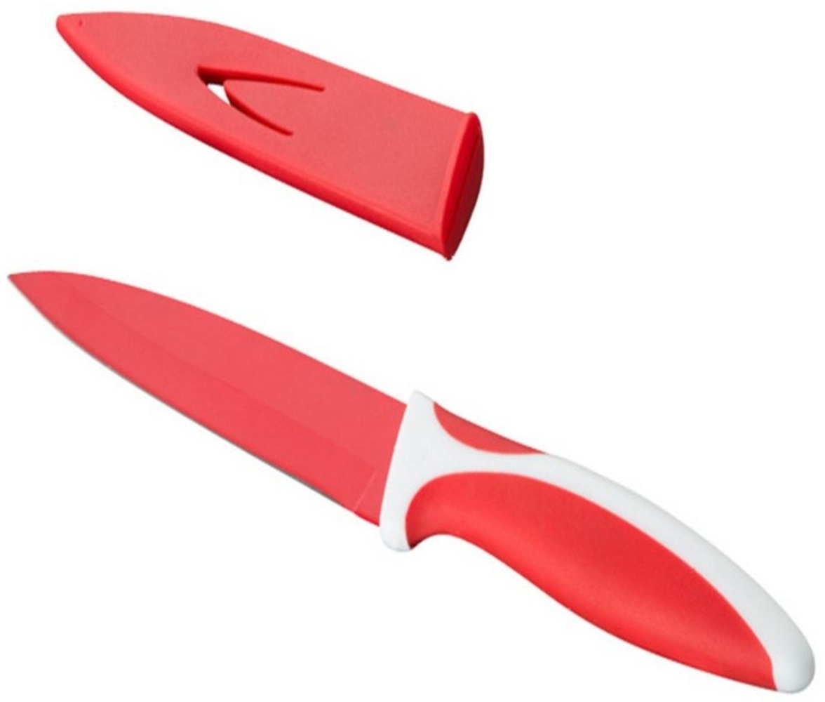 Kelomat Allzweckmesser Küchenmesser beschichtet 15 cm rot/weiss händisch geschärfte, Küchenmesser, Kochmesser Bild 1