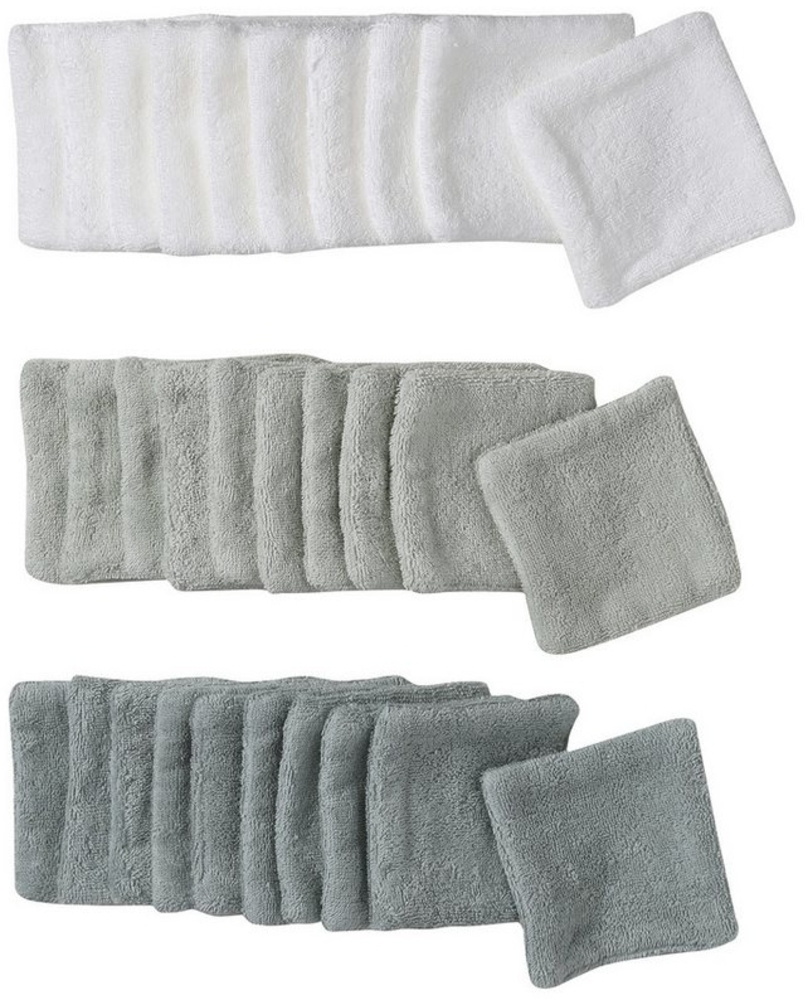 vertbaudet Waschlappen Mehrweg-Feuchttücher, im Wäschenetz, 30er-Pack Bild 1