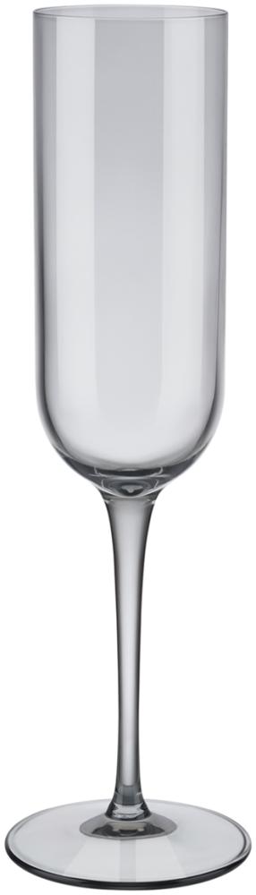 Blomus FUUM Set 4 Sektgläser, Sektglas, Sektkelch, Gläser-Set, Glas farbig, Smoke, 210 ml, 63932 Bild 1