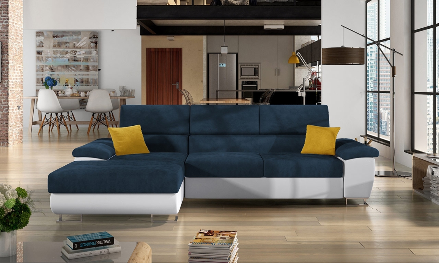 Ecksofa Cotere Mini (Soft 017 + Uttario Velvet 2967 + Uttario Velvet 2959, Seite: Links) Bild 1