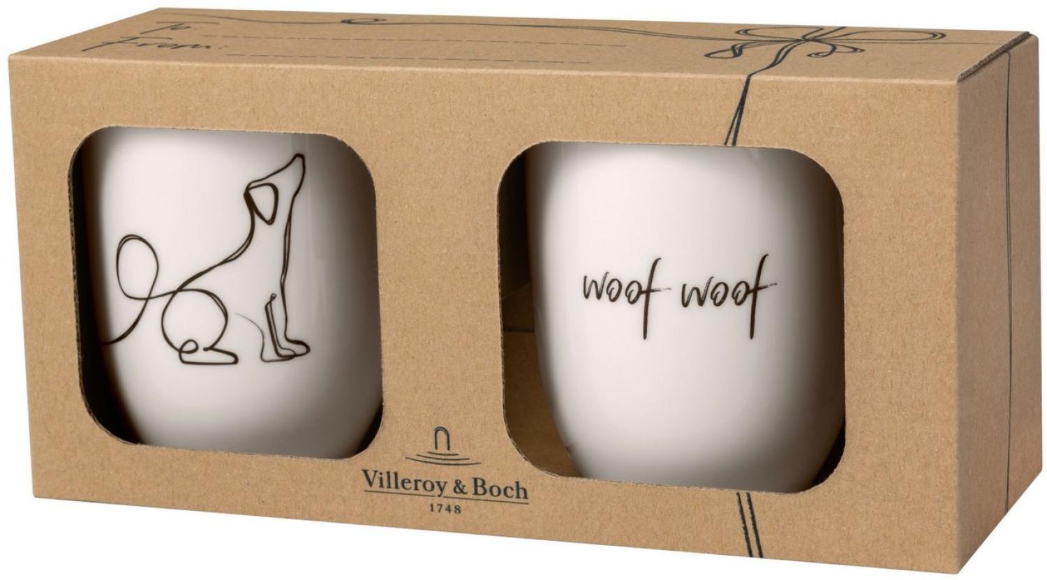 Villeroy & Boch Statement Kaffeebecher 280ml 2er Set Dog - DS Bild 1