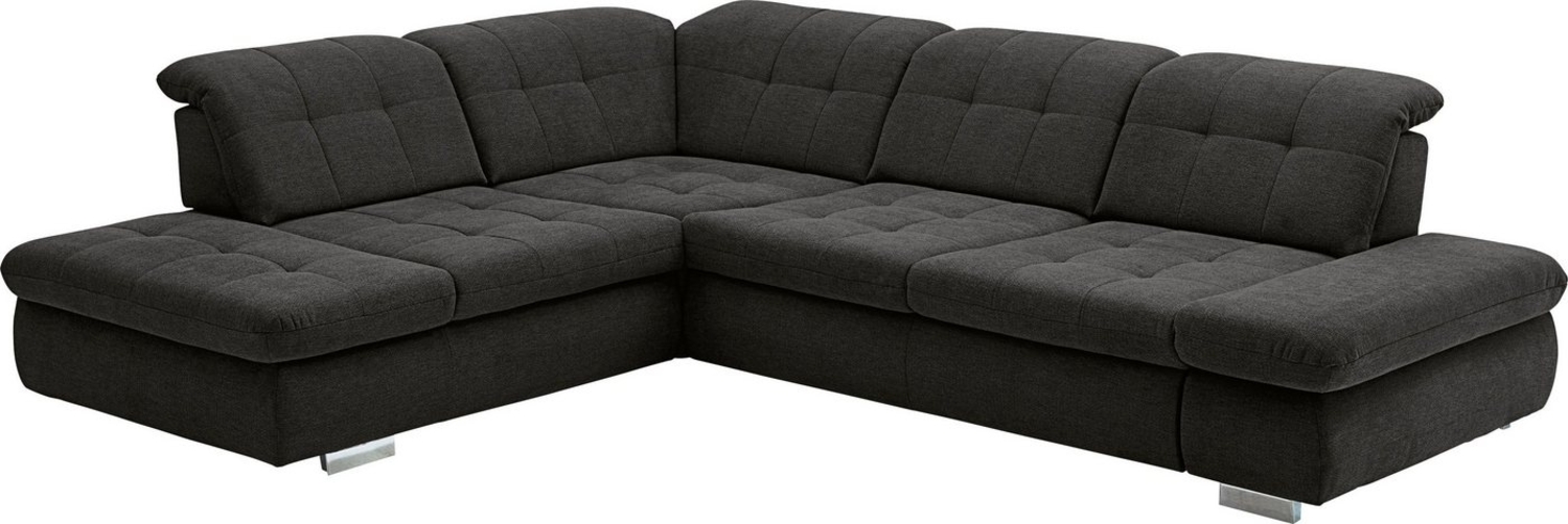 Die PlanBar Ecksofa MP-IN17004 L-Form, wahlweise mit Bettfunktion, Sitztiefen- und Kopfteilverstellung Bild 1
