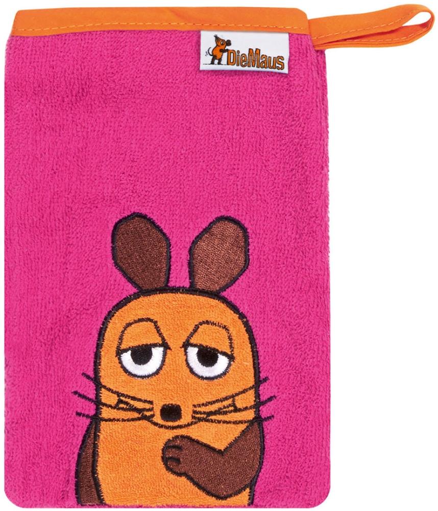 Playshoes Waschhandschuh Frottee-Waschhandschuh DIE MAUS Bild 1