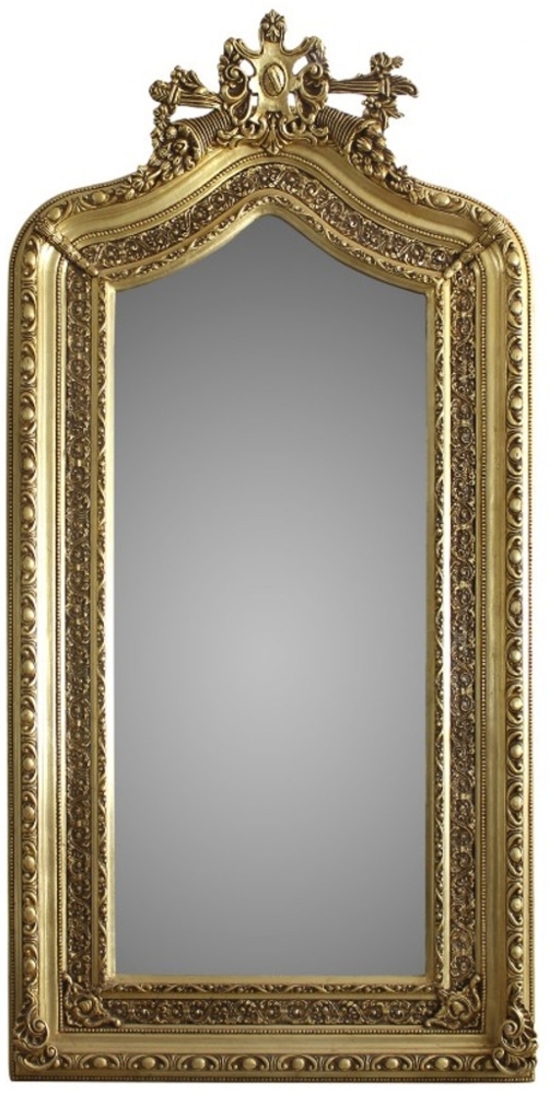 Casa Padrino Luxus Wandspiegel 110 x H. 210 cm - Barock Spiegel Bild 1