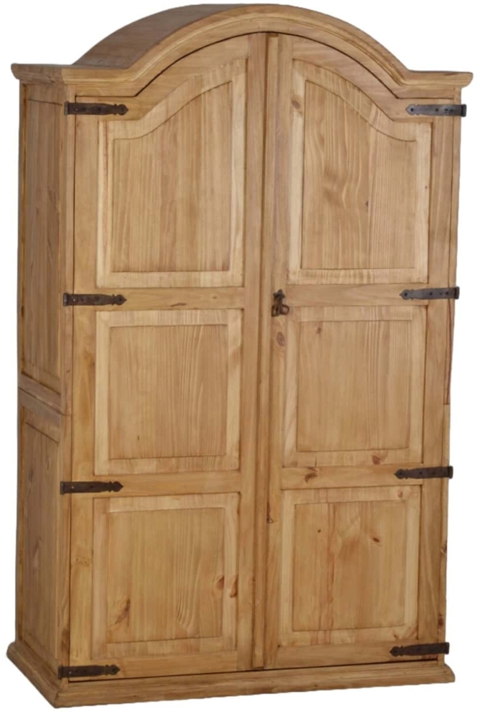 MiaMöbel Mexico Schrank Massivholz Pinie Landhaus Mexiko Möbel Mexikanisch Bild 1