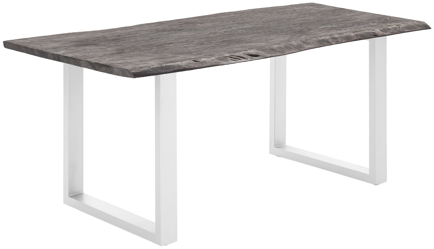 Esstisch Bullwer, Grau 75 x 100 x 230 cm Weiß Bild 1