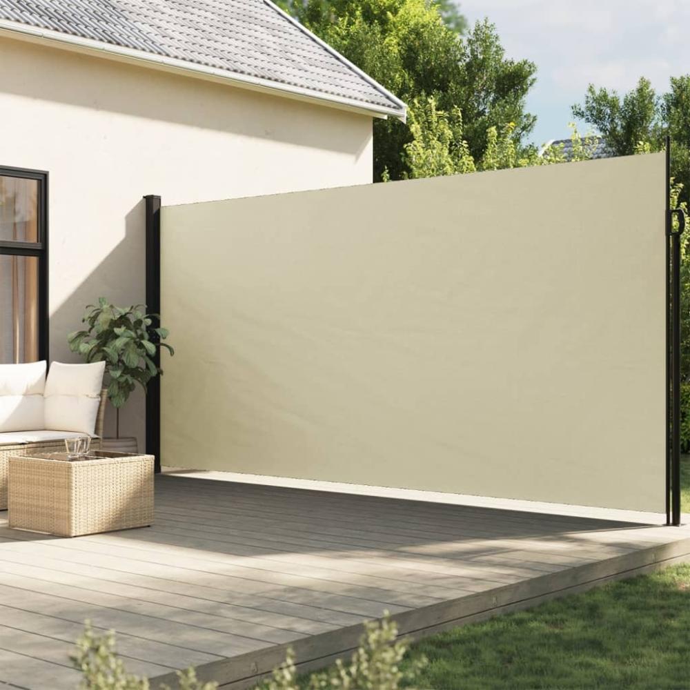 vidaXL Seitenmarkise Ausziehbar Creme 200x600 cm 4004550 Bild 1