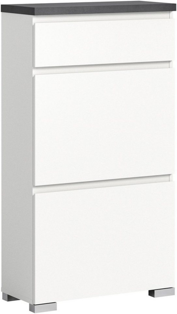 INOSIGN Schuhschrank Skoskap, Tiefe 27cm, 2 Klappen, 1 Schubkasten, Platz für 6 Schuhpaare Schuhkipper, Schuhkommode, Schuhregal, Kommode, Anrichte Bild 1