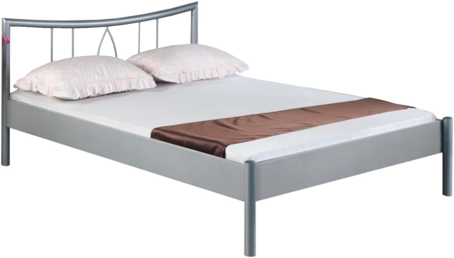 Bed Box Metall Bettrahmen Bettgestell Hanna 1003 Größe 160x210 cm Bild 1