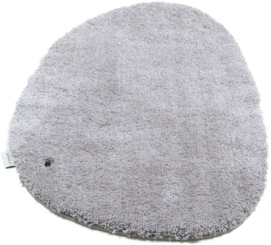 TOM TAILOR HOME Badematte Cozy Bath UNI, Höhe 27 mm, rutschhemmend beschichtet, fußbodenheizungsgeeignet, Polyester, oval, Badteppich, Uni Farben, rechteckig, rund und oval erhältlich Bild 1