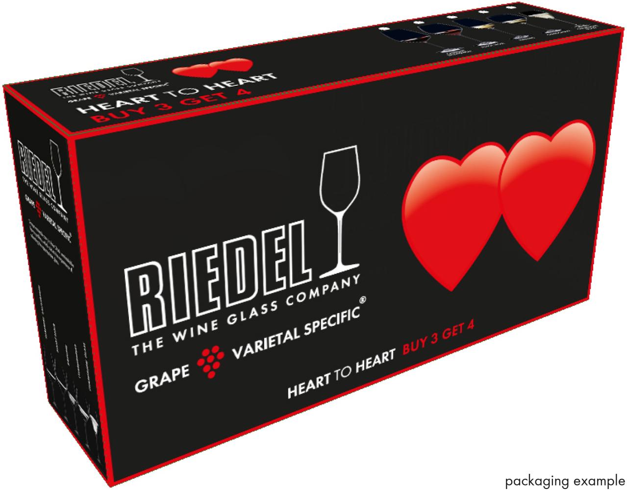 Riedel Heart to Heart Champagner, Kauf 4 Zahl 3, Champagnerglas, Sektglas, hochwertiges Glas, 305 ml, 5409/85 Bild 1