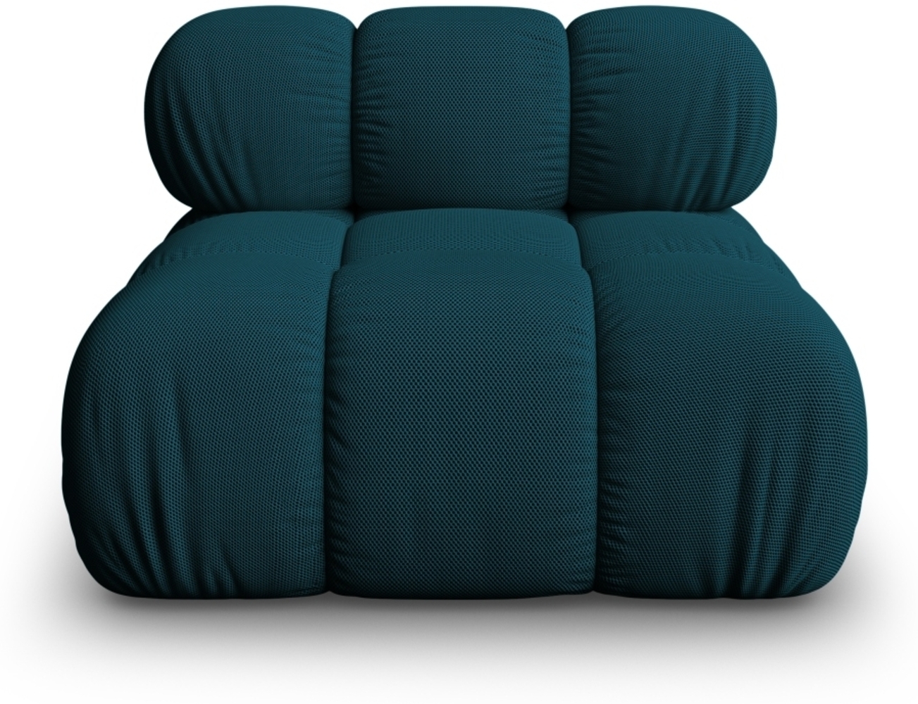 Micadoni Armloses Modul Bellis 3D-Stoff Marineblau Bild 1
