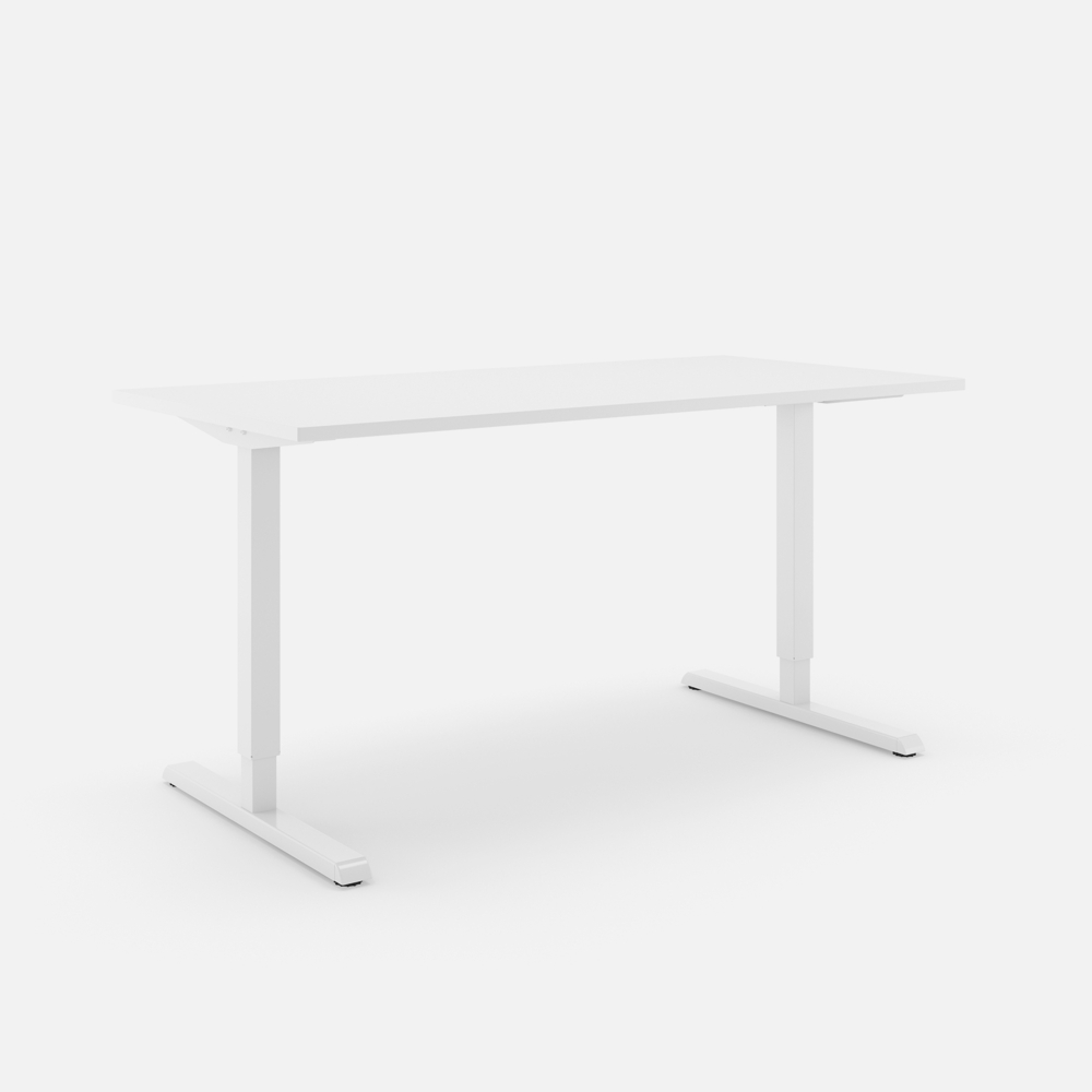 Steelforce 300 Schreibtisch - 200 , Weiß , Weiß Bild 1