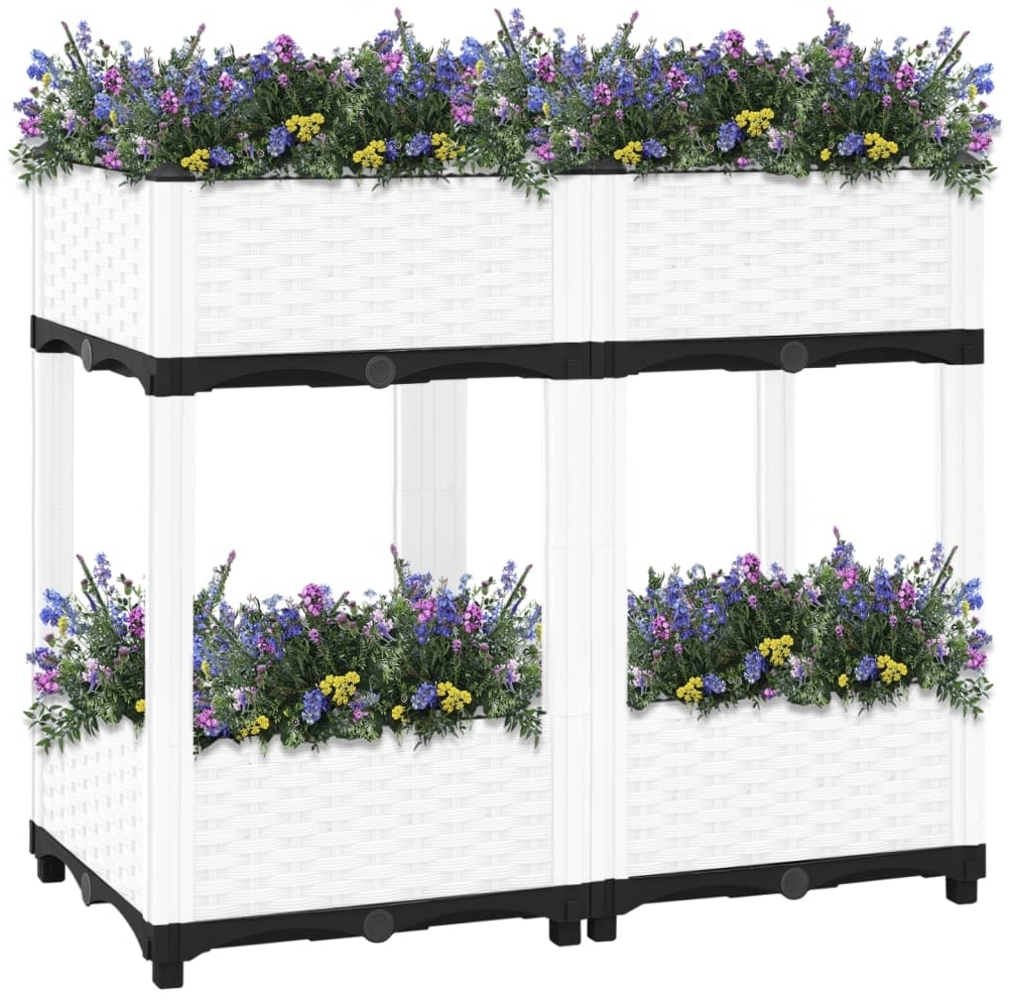 vidaXL Hochbeet 80x40x71 cm Polypropylen 153313 Bild 1