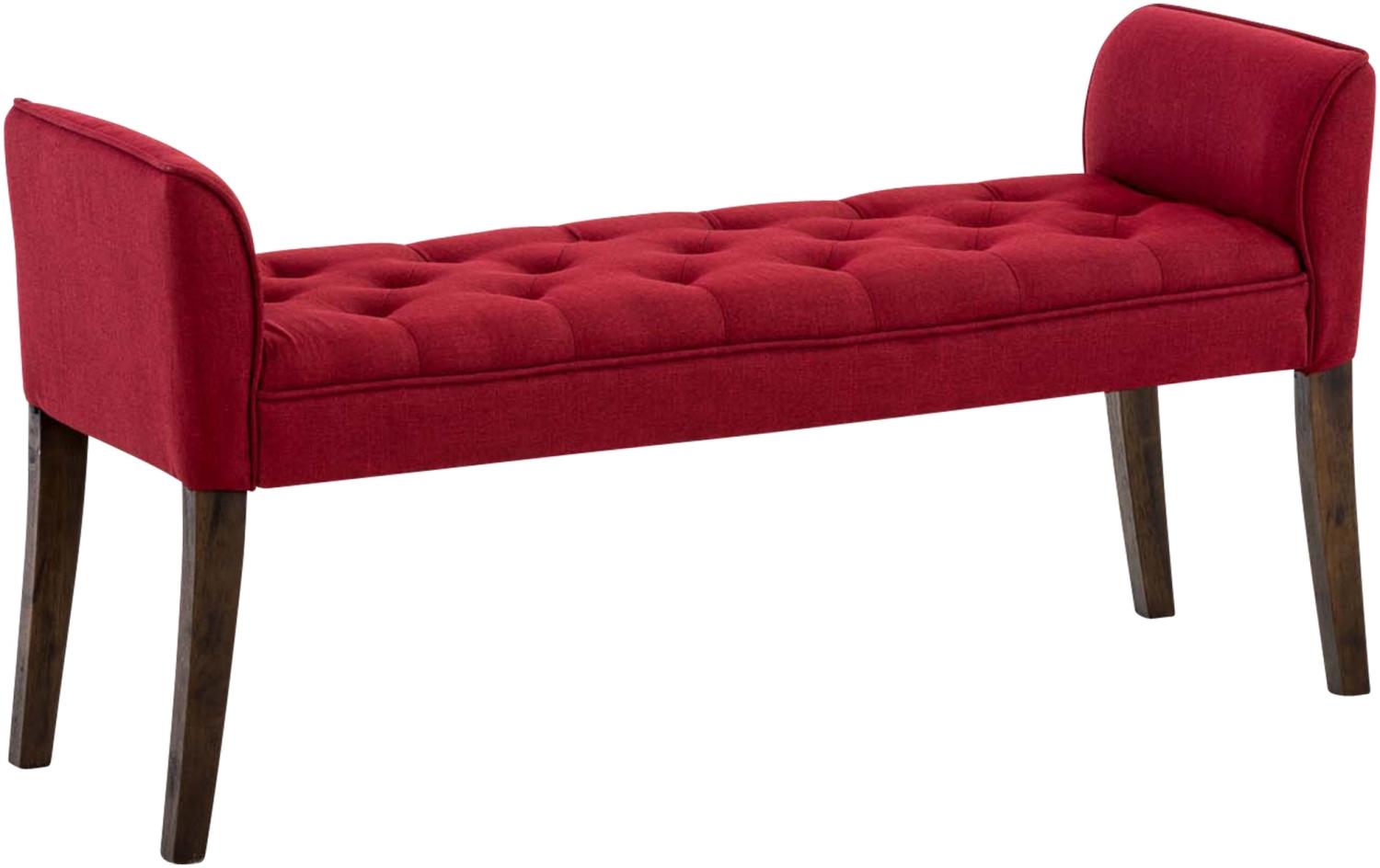 CLP Chaiselongue Cleopatra Gestell aus Kautschukholz,rot antik-dunkel Bild 1