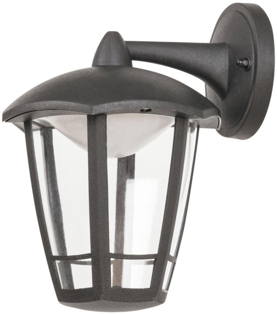 Rabalux Sorrento LED Wandleuchte Außen matt schwarz 500lm 3000K IP44 Bild 1