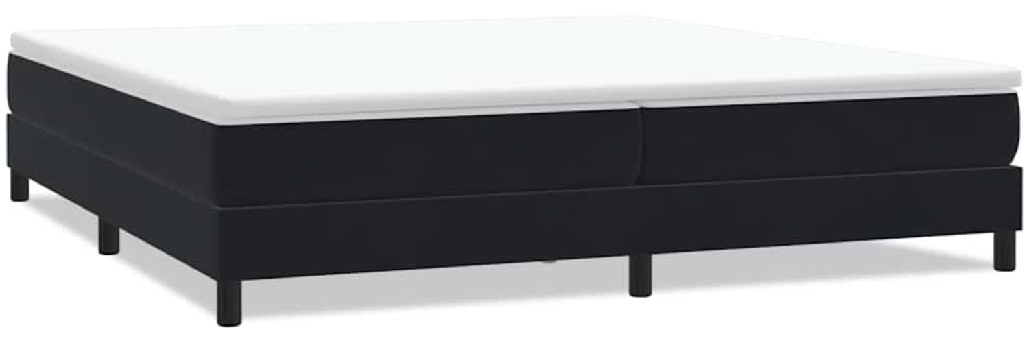 vidaXL Boxspringbett ohne Matratze Schwarz 200x210 cm Samt 3315845 Bild 1