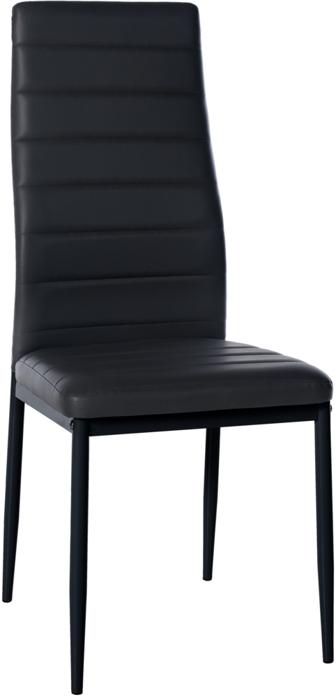 CLP Esszimmerstuhl Mayfair,schwarz Kunstleder Bild 1