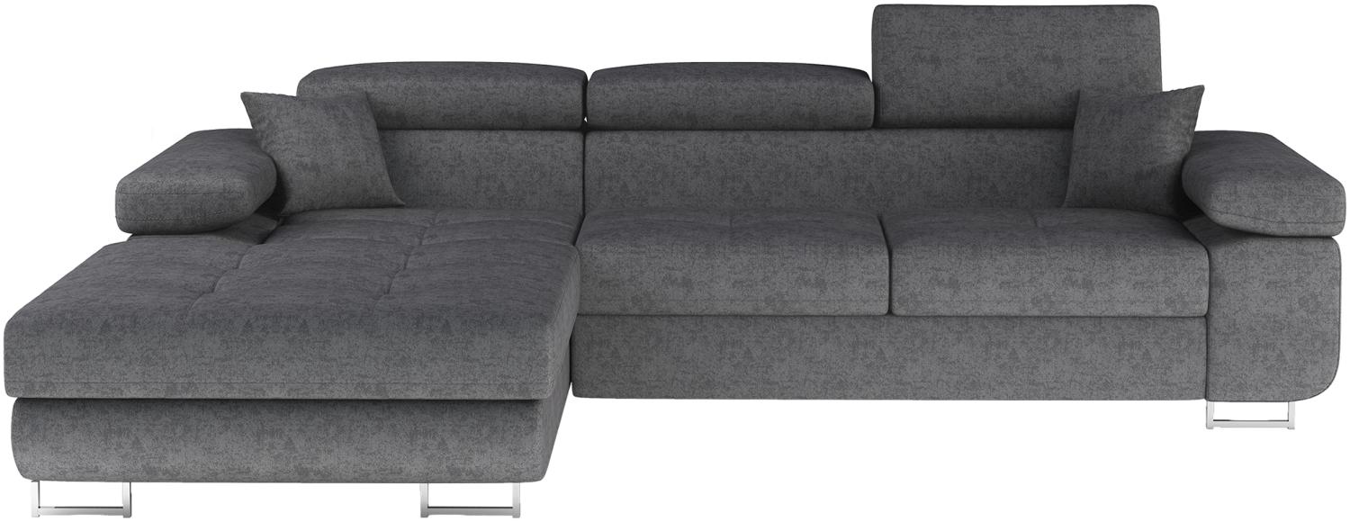 Armando, Ecksofa, Eckcouch, Grau Bild 1