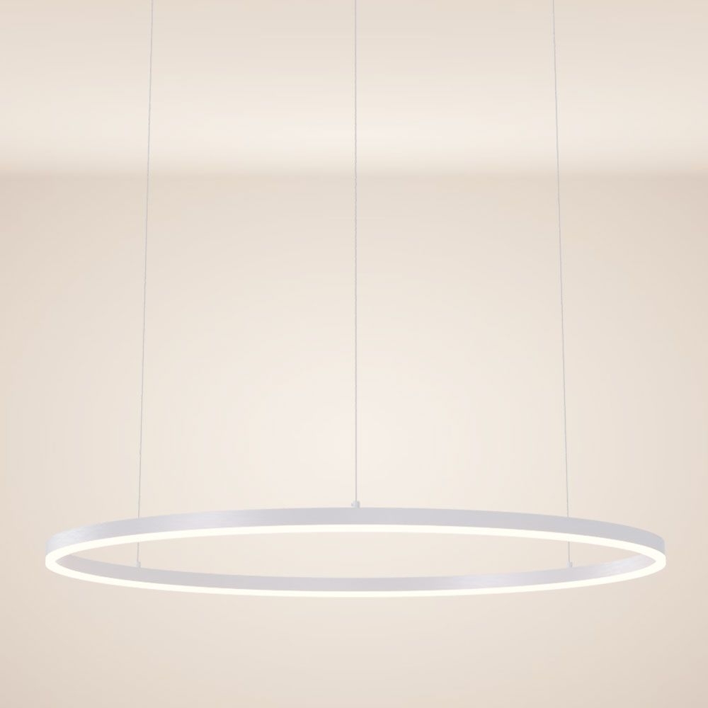 s.luce LED Ring Pendellampe Ø 100cm Weiß Bild 1