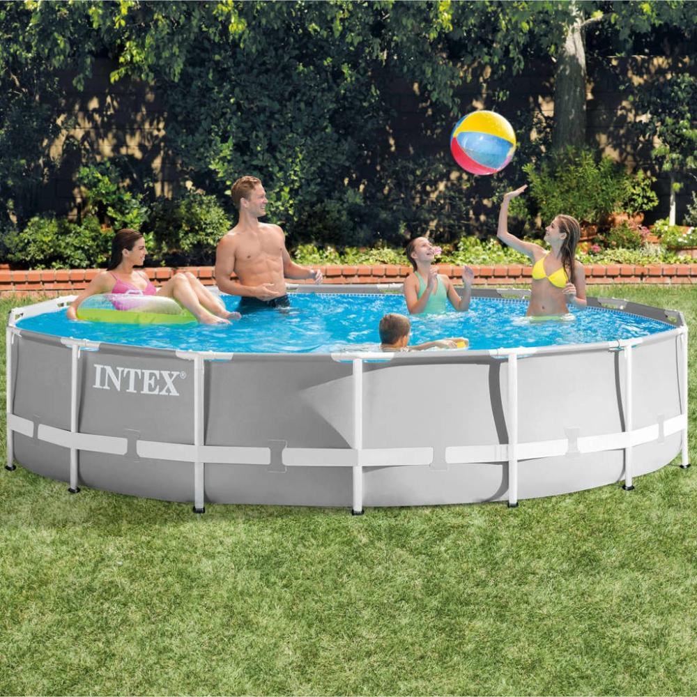 Intex Prism Frame Swimmingpool-Set Rund 457 x 107 cm 26724GN 91487 Bild 1