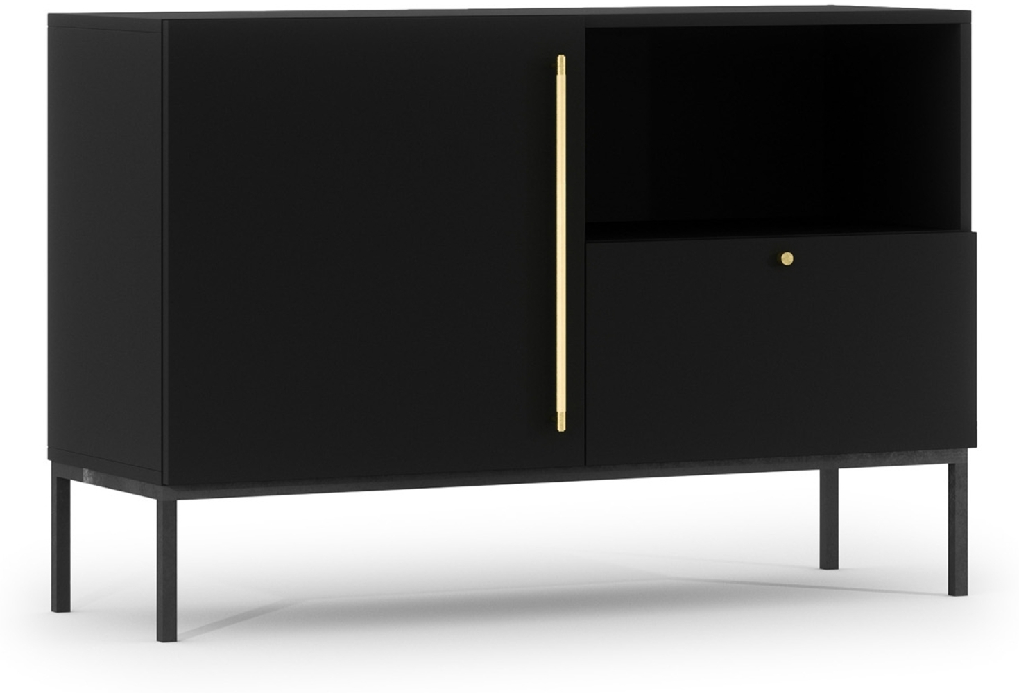 Eltap Lanzzi Kommode 120 Schwarz Bild 1